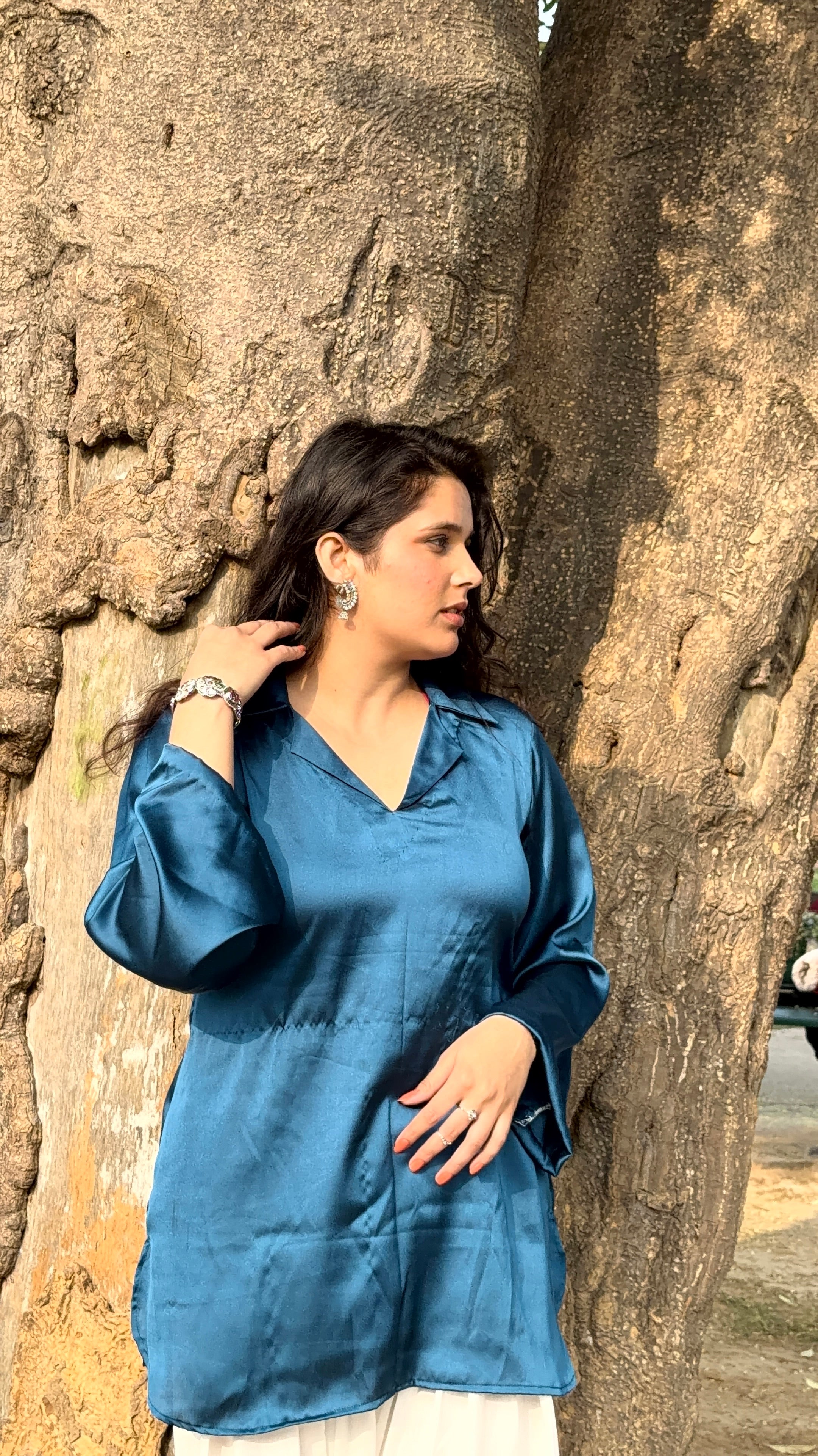 Blue kurti