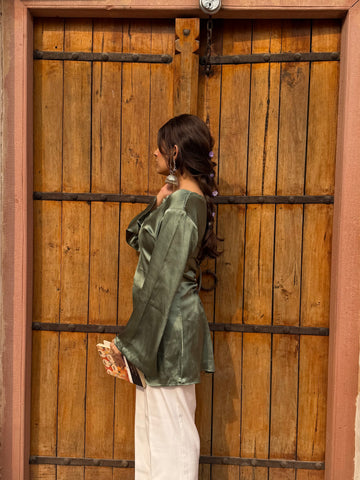 Green kurti