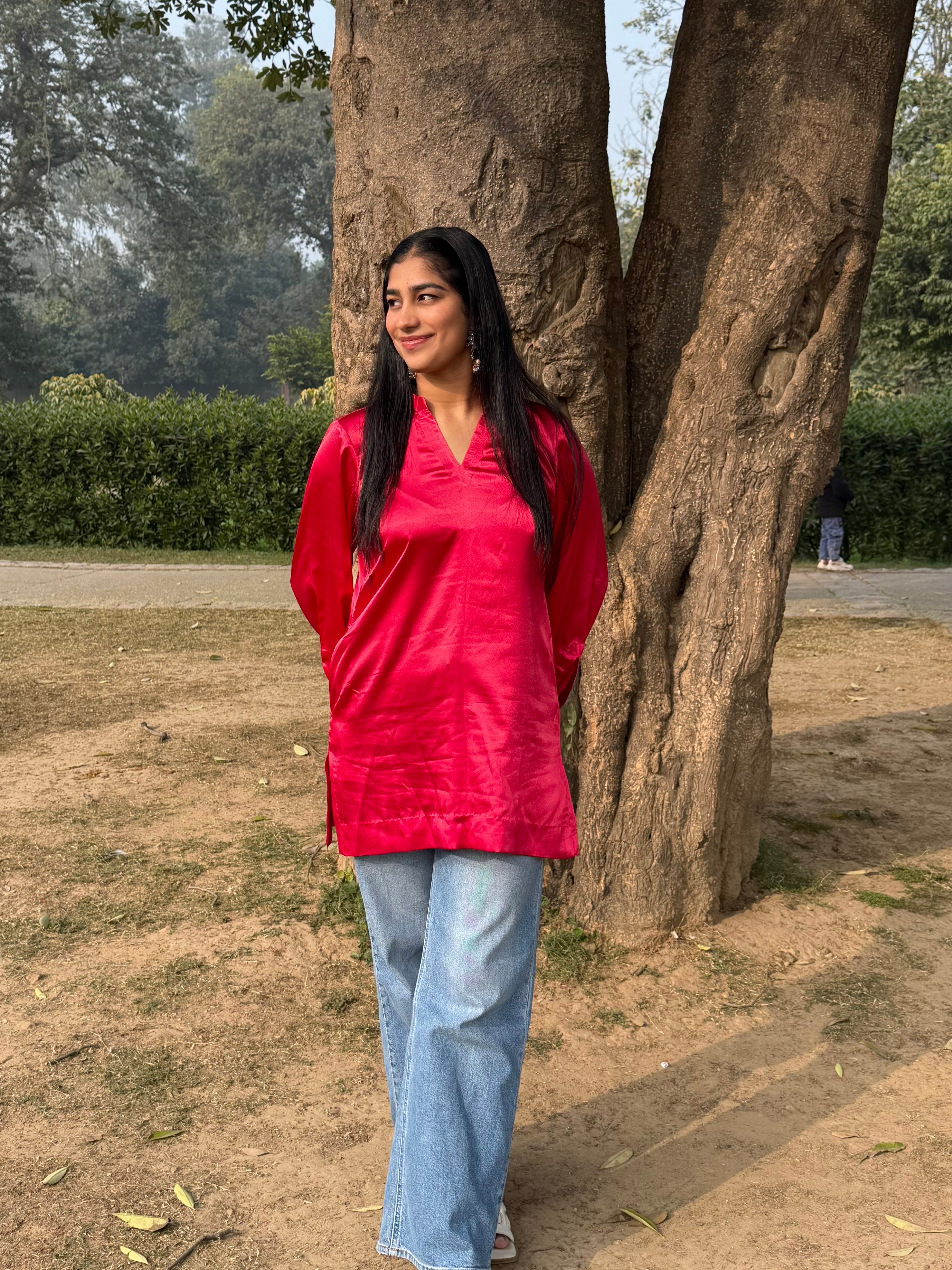 Red kurti