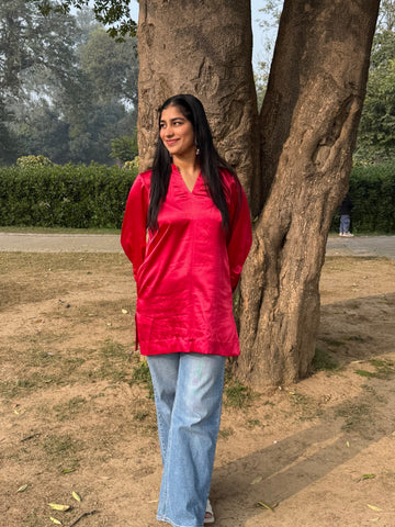 Red kurti